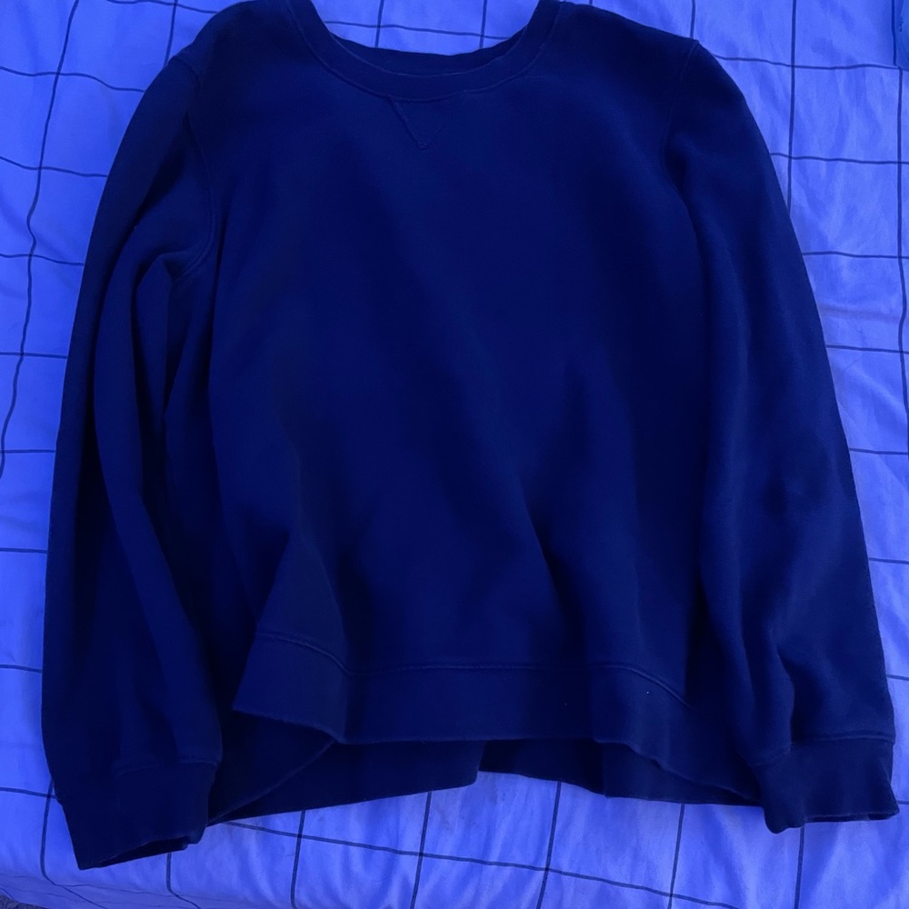 Navy crewneck